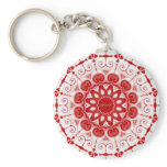 Valentine Hearts Kaleidoscope Key Chain