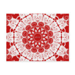 Valentine Hearts Kaleidoscope Post Cards