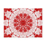 Valentine Hearts Kaleidoscope Post Cards