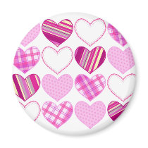 Valentine Hearts Magnet