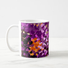Valentine Hearts Mug - A design originating from crocuses. Add text by clicking customize it.