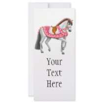 Valentine Horse Rack Card rack cards