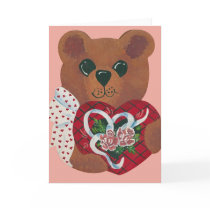 Valentine Hug Greeting Card