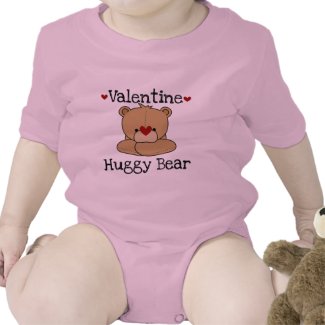 Valentine Huggy Bear Infant Creeper shirt