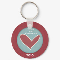 Valentine Hugs and Kisses Keychain