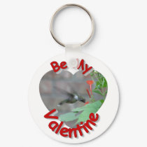 Valentine Hummingbird Keychain