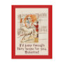 Valentine Humor with Vintage Circus Art Post Card