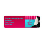 Valentine I love you orca whale address lable Custom Return Address Label