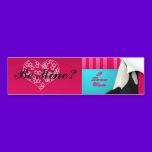 Valentine I love you orca whale bumper stickers