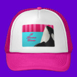 Valentine I love you orca whale hats