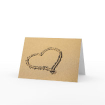 Valentine in the Sand Cards