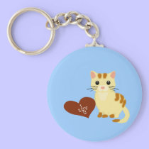Valentine Kathy Kitten keychains