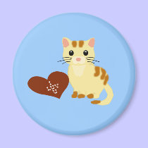 Valentine Kathy Kitten magnets
