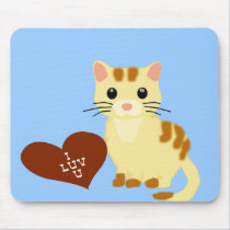 Valentine Kathy Kitten mousepads