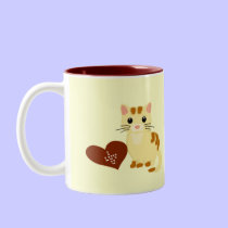 Valentine Kathy Kitten mugs