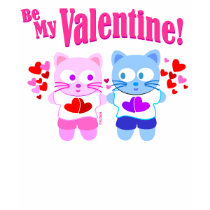 Valentine Kitties t-shirts by Pazzoom Valentine Kitties t-shirts