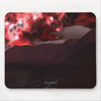 Valentine Lake Mouse Mat by 3dartwork