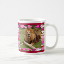 Valentine Lion Mug