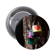Valentine Locks Pinback Buttons