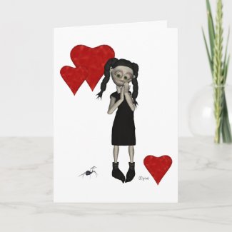Valentine Lola - Greeting Card card