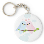 Valentine Love Birds Keychain