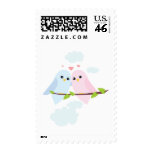 Valentine Love Birds Postage Stamps
