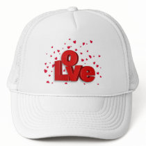 Valentine LOVE Hat by SquirrelHugger Valentine LOVE Hat