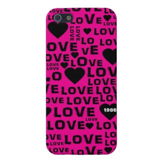 Valentine Love Heart Message iPhone 5 Case