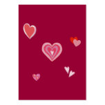 Valentine Love Hearts Business Card Templates