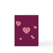 Valentine Love Hearts Cards