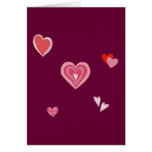 Valentine Love Hearts Cards