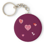 Valentine Love Hearts Keychain