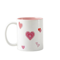 Valentine Love Hearts Mug