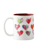 Valentine Love Hearts Mug 1 of 4