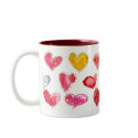 Valentine Love Hearts Mug 3 of 4 by lillyarts Valentine Love Hearts Mug 3 of 4