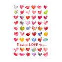 Valentine Love Hearts Poster posters by lillyarts Valentine Love Hearts Poster posters