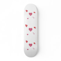Valentine Love Hearts Skate Boards