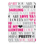 Valentine love pattern ipad mini case ipad mini cases