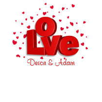 Valentine LOVE Personalized T-shirt