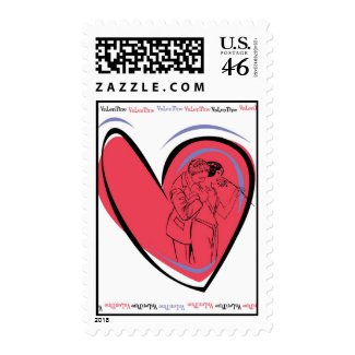 Valentine Lovers Stamp stamp