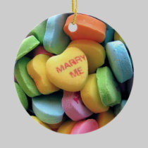 Valentine Marry Me Ornament ornaments