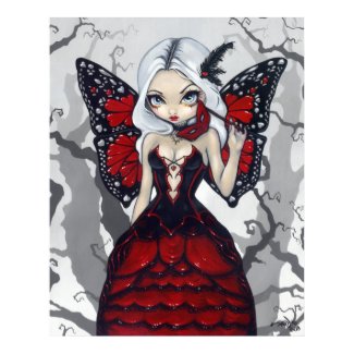 Valentine Masquerade gothic fairy Art Print print
