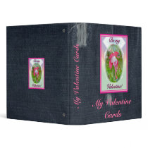 Valentine Mini Fuschia Binder