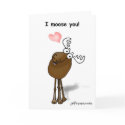 Valentine Moose cards