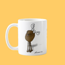Valentine Moose Mug by graphicdoodles Valentine Moose Mug