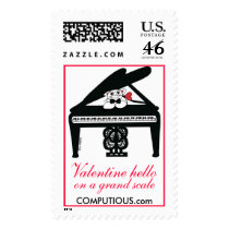 VALENTINE on a GRAND SCALE Postage stamps