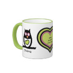 Valentine Owl Pair Mug