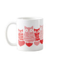 Valentine Owls mugs