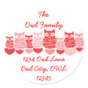 Valentine Owls stickers by candystore Valentine Owls stickers