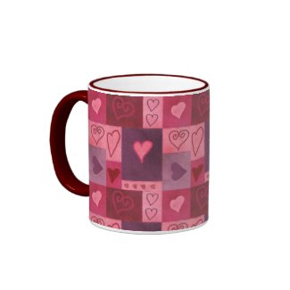 Valentine Patterns Coffee mug